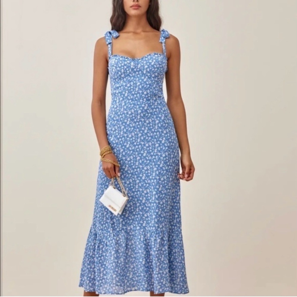 Reformation | NWOT Nikita Long Dress in Marie Floral | Size 4 | Orig $278